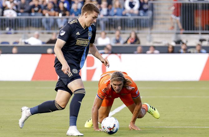 Major League Soccer -Uhre scorede lynkasse for Philadelphia i nat
