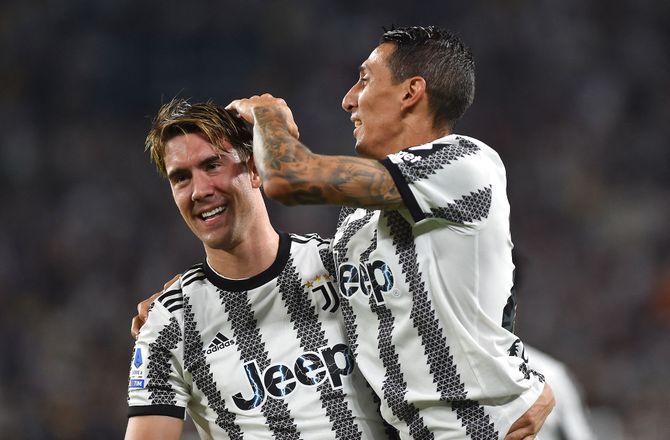 Serie A -Vlahovic: Fantastisk at spille med Di Maria