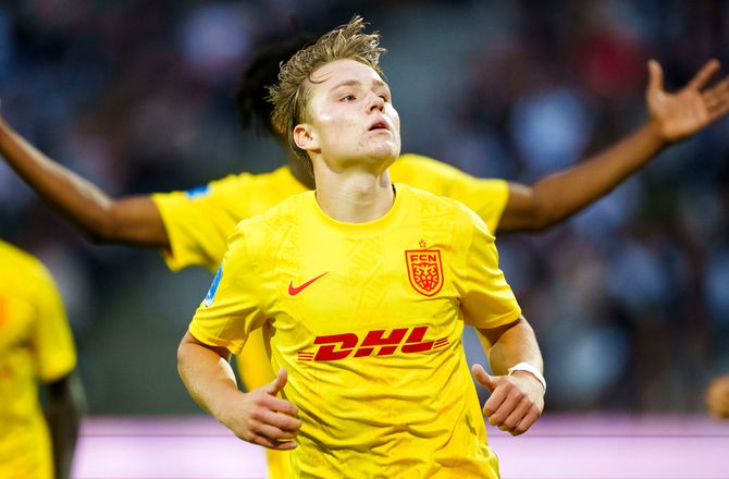 3F Superliga -FCN-chef om Schjelderup-fremtid: Ender i en storklub