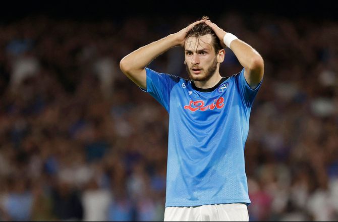 Serie A -Napolis Kvaratskhelia misser også Udinese-opgør
