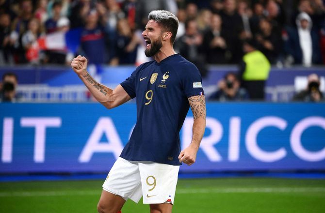 UEFA Nations League A -Giroud nærmer sig Henry-rekord: Har en krigerisk mentalitet