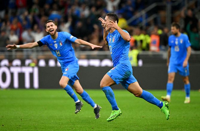 UEFA Nations League A -Italien-stjerne: Jeg tror at genopbygningen er startet