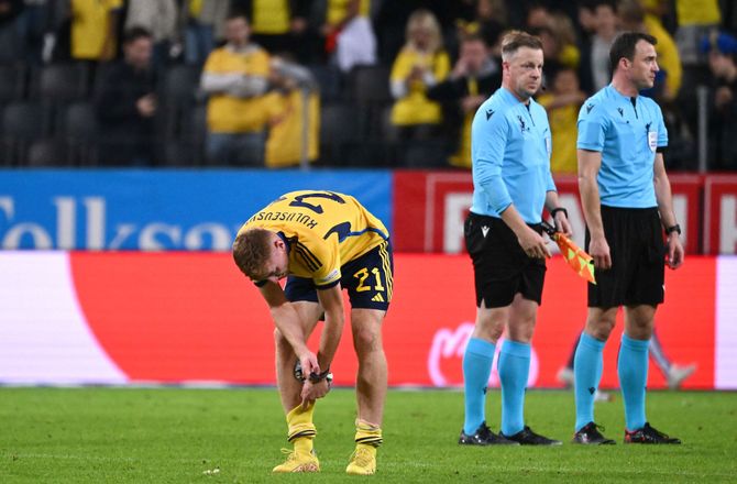 Nations League B -Drømmemål sendte Sverige ned i dybet