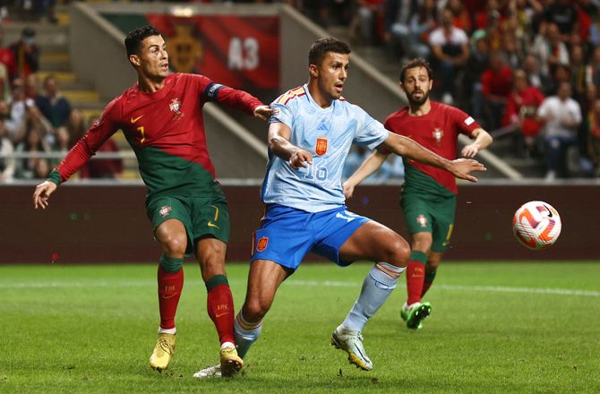Nations League A -Rodri jubler efter sen spansk sejr: Vidste chancen ville komme