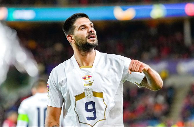 Nations League B -Mitrovic efter sejr: Forsvaret fik lukket ned for Haaland