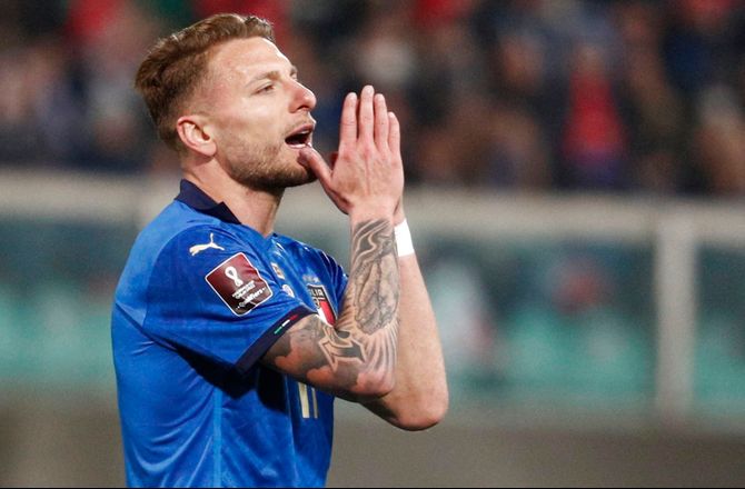 Nations League A -Immobile forklarer Italien-fravær: Ikke en alvorlig skade