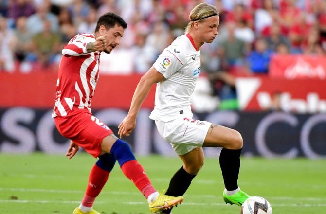 La Liga -Dolberg og Delaney startede i endnu en Sevilla-nedtur