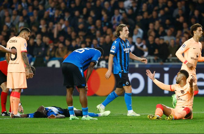 CL -Casper Nielsen startede da Brugge overvandt Atletico