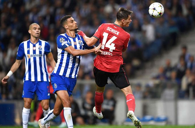 CL -Patrik Schick brændte fra pletten i FC Porto-triumf