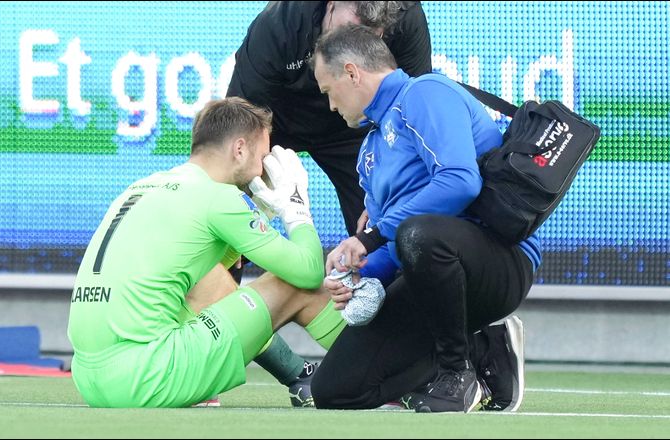 ECL -Silkeborg har Nicolai Larsen med mod FCSB