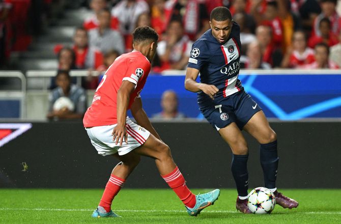 CL -Bah fik fuld tid - Benfica fik uafgjort mod PSG