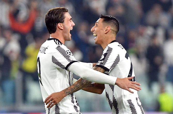 CL -Tre Di Maria-assists i Juve-pligtsejr