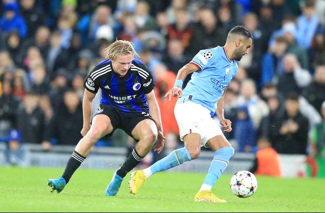 CL -VK om Mahrez-duel: Fik lukket ham fint ned