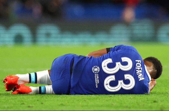 Premier League -Fofana-skade mildere end ventet: Ude et par uger