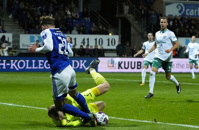 3F Superliga -Lyngby og Viborg delte i underholdende fredagskamp