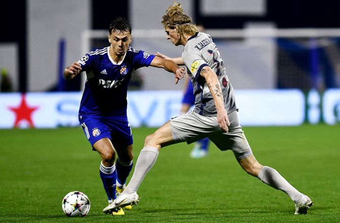 CL -Kjærgaard og Salzburg måtte nøjes mod Dinamo Zagreb