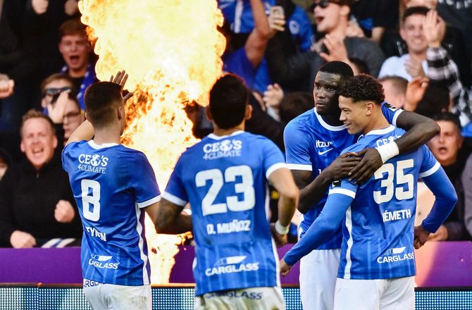 Jupiler Pro -Brandvarme Onuachu dobbelt målscorer i belgisk storsejr