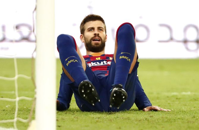 La Liga -Bombe: Gerard Pique indstiller fodboldkarrieren