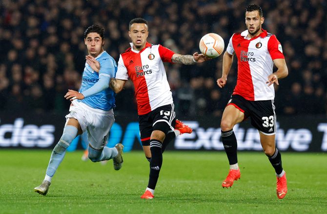Europa League -Feyenoord hapsede førsteplads og sendte Lazio ud af EL