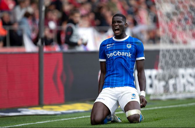 Jupiler Pro -Brandvarme Onuachu lavede fire kasser mod Charleroi