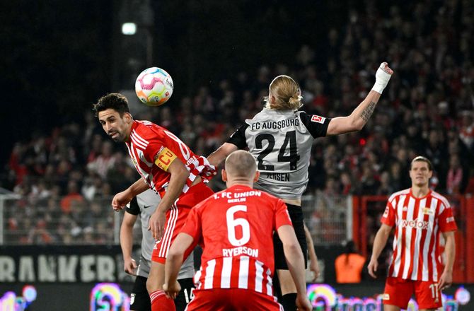 Bundesliga -Union Berlin og Augsburg delte i underholdende kamp