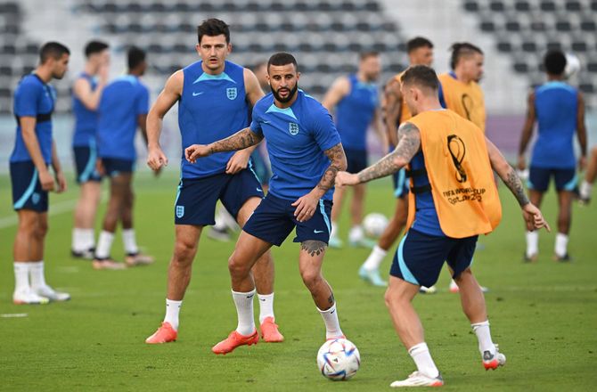 VM -Kyle Walker: Foden og Rice er mere talentfulde end Beckham og Rooney