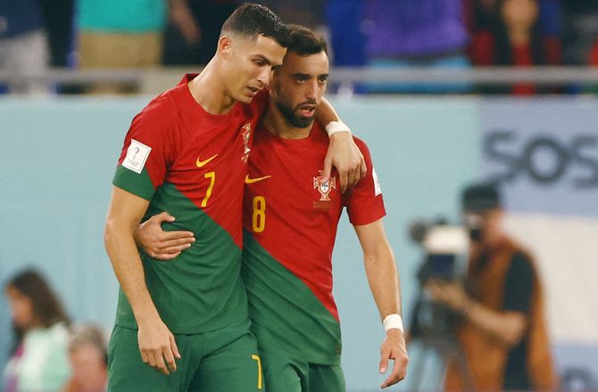 International -Bruno Fernandes: Ronaldo er bedst under kritik