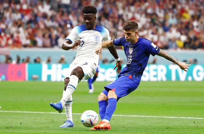 VM -USA bænker Haji Wright mod Iran