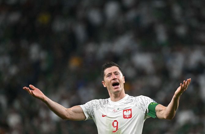 VM -Utilfreds Lewandowski: Der var ikke straffespark