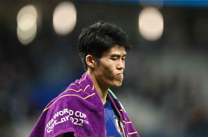 VM -Nedtrykt Tomiyasu: Jeg var en katastrofe