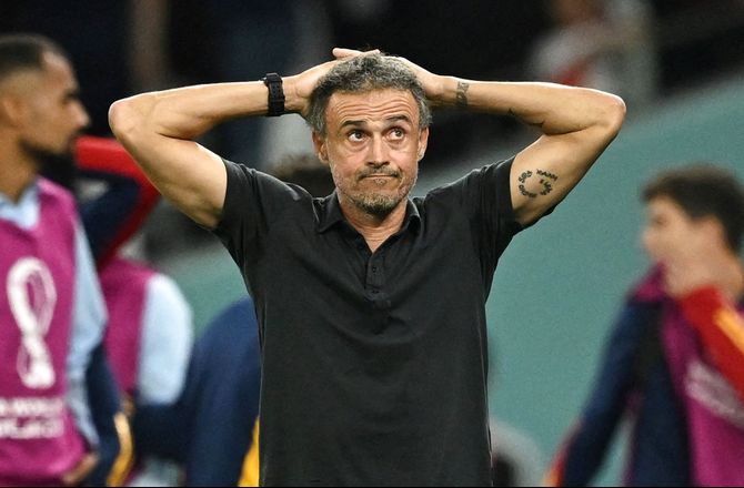 VM -Luis Enrique undskylder efter stop: Jeg kunne ikke hjælpe