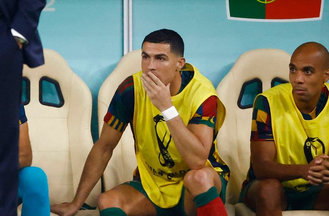 VM -Bænkplads overraskede Ronaldo: 'Tror du det er en god idé?'