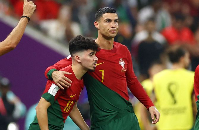 VM -Afviser Ronaldo-skænderi: Normalt at blive ked af det