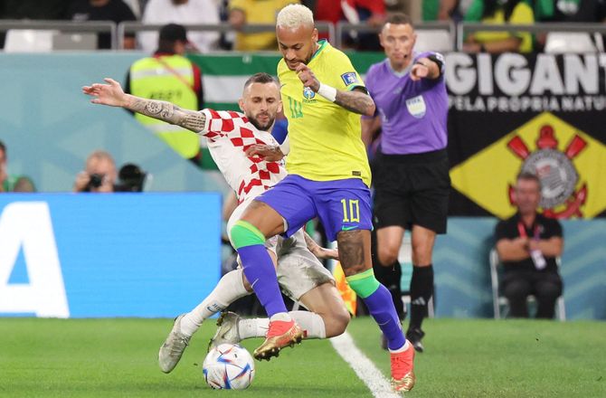 VM -SLUT: Brasilien - Kroatien minut for minut