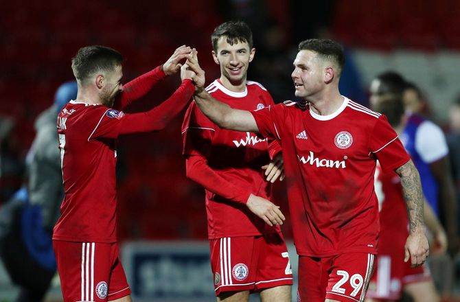 FA Cup -Accrington overvandt Boreham og skal møde Leeds