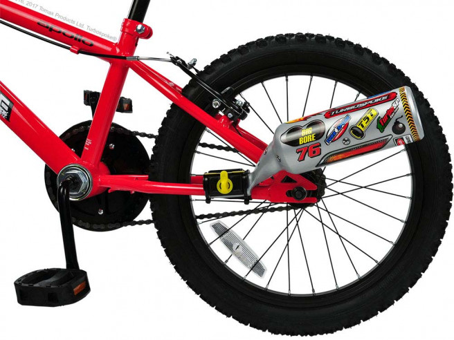 turbospoke bicycle exhaust system