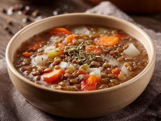 Grecka zupa z soczewicy – ​​Fakes