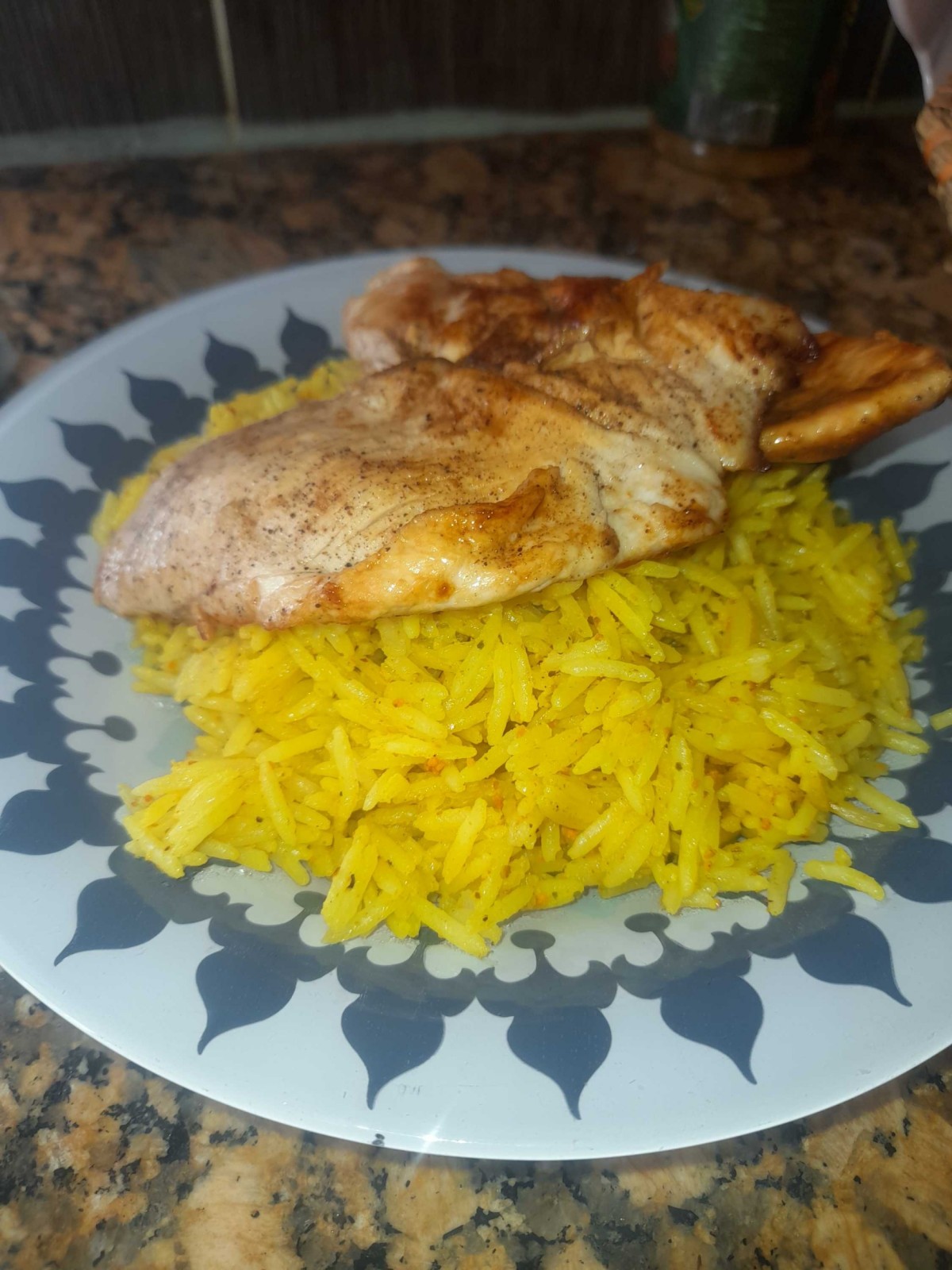 Poulet riz curry