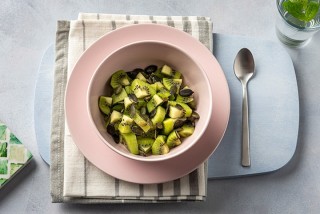 Kiwi met zaden