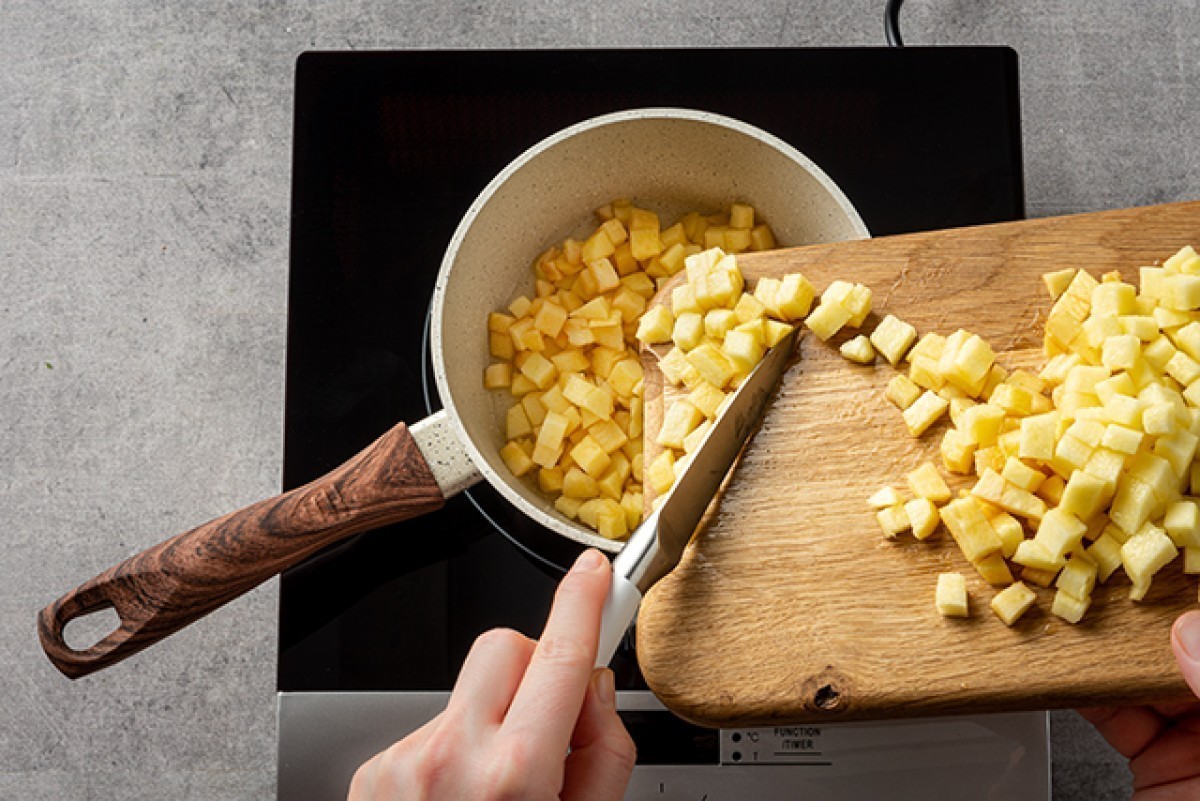 Recept voor Appelmousse met kaneel en gember