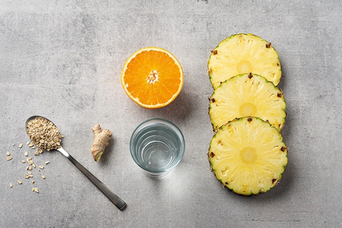 Recept voor Gember-sinaasappeldrank