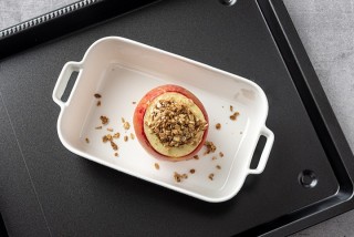 Altons gebakken appel met havervlokken en kaneel