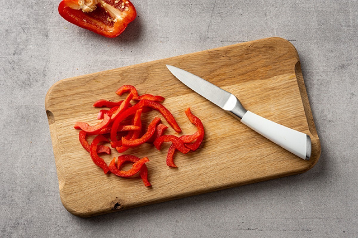 Recept voor Broodje met sla en paprika