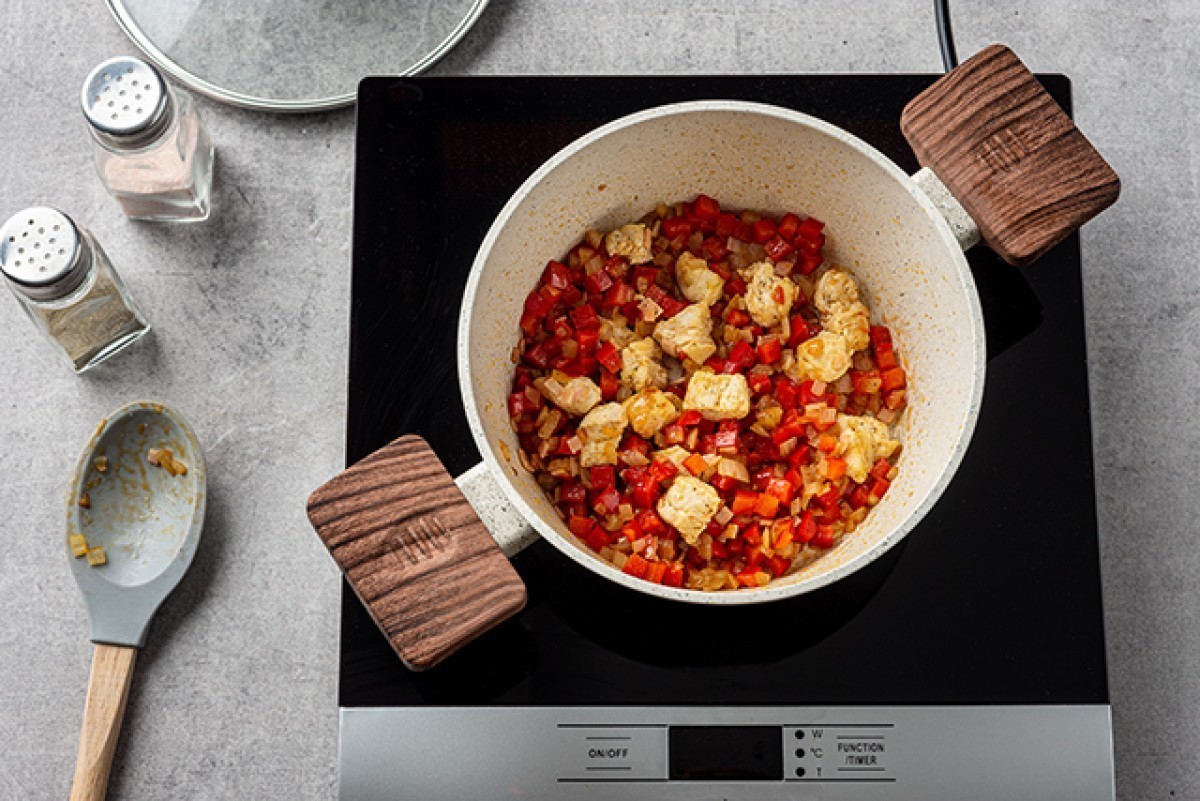 Recept voor Baskische kip (met ham)