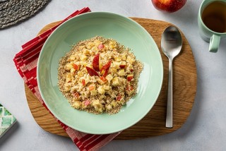 Havermout met sesam en appel