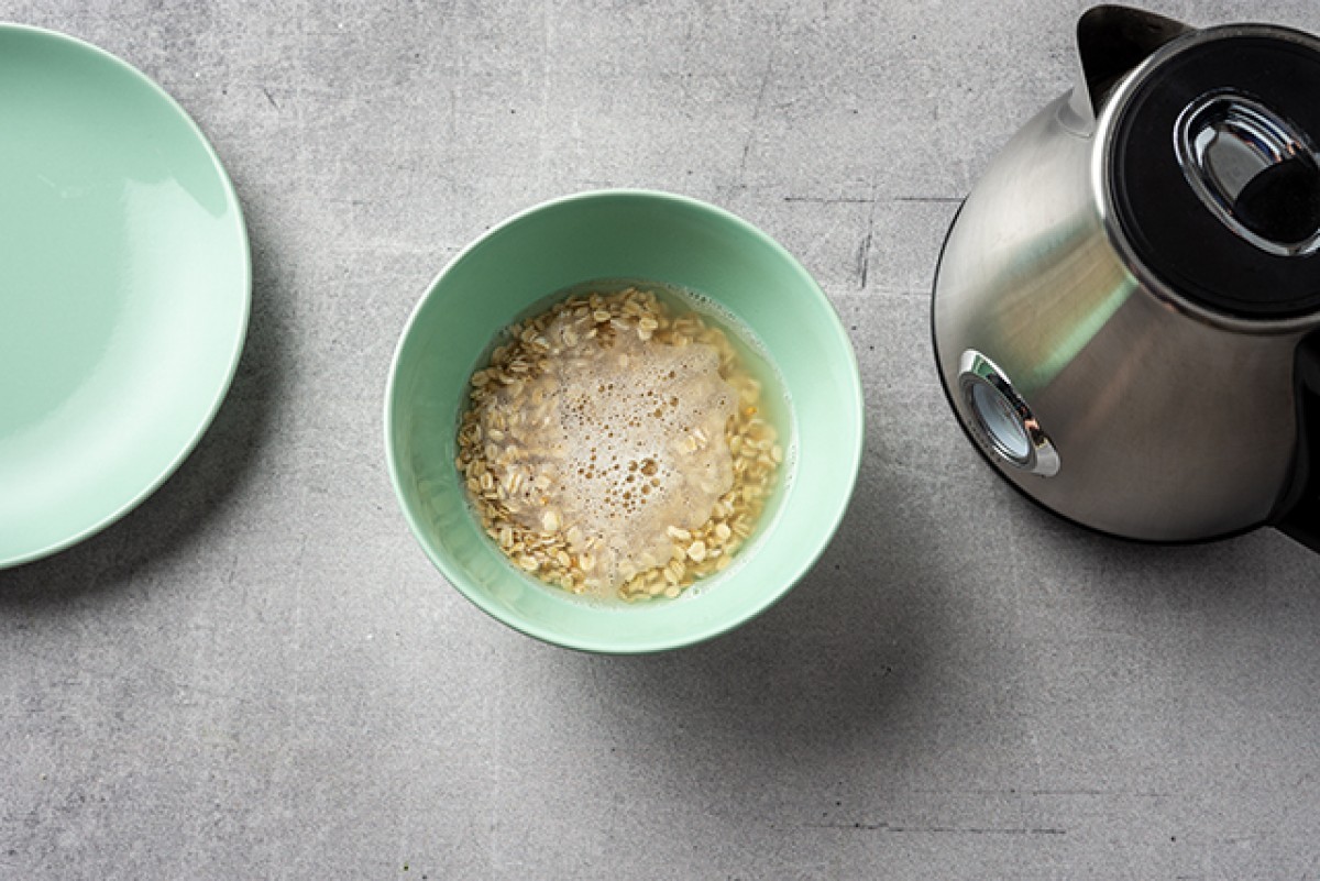 Recept voor Havermout met sesam en appel