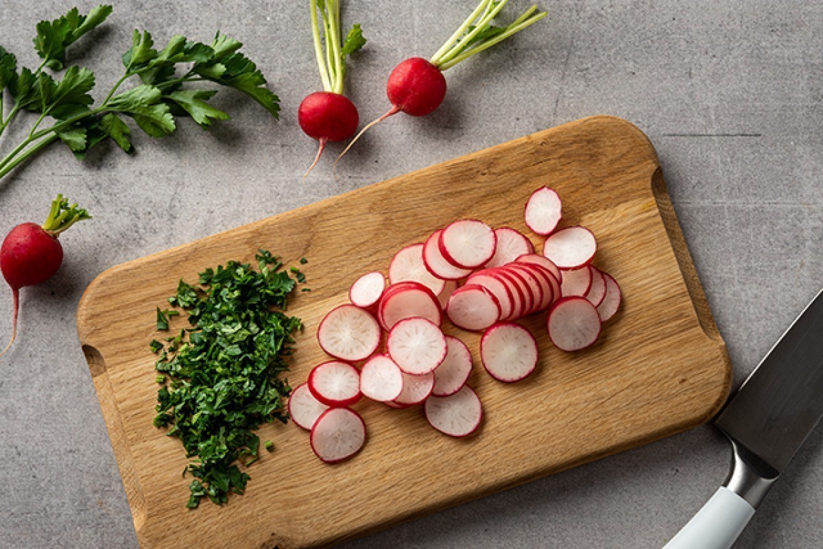 Recept voor Havermout met radijs en peterselie
