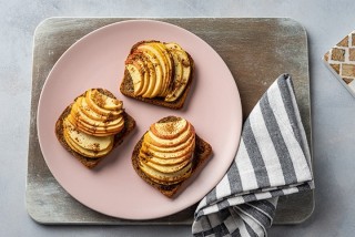 Toast met appel