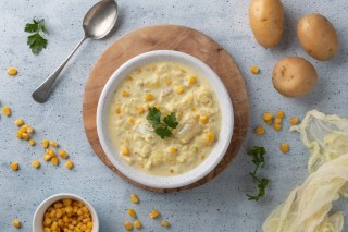 Dikke vissoep met aardappels