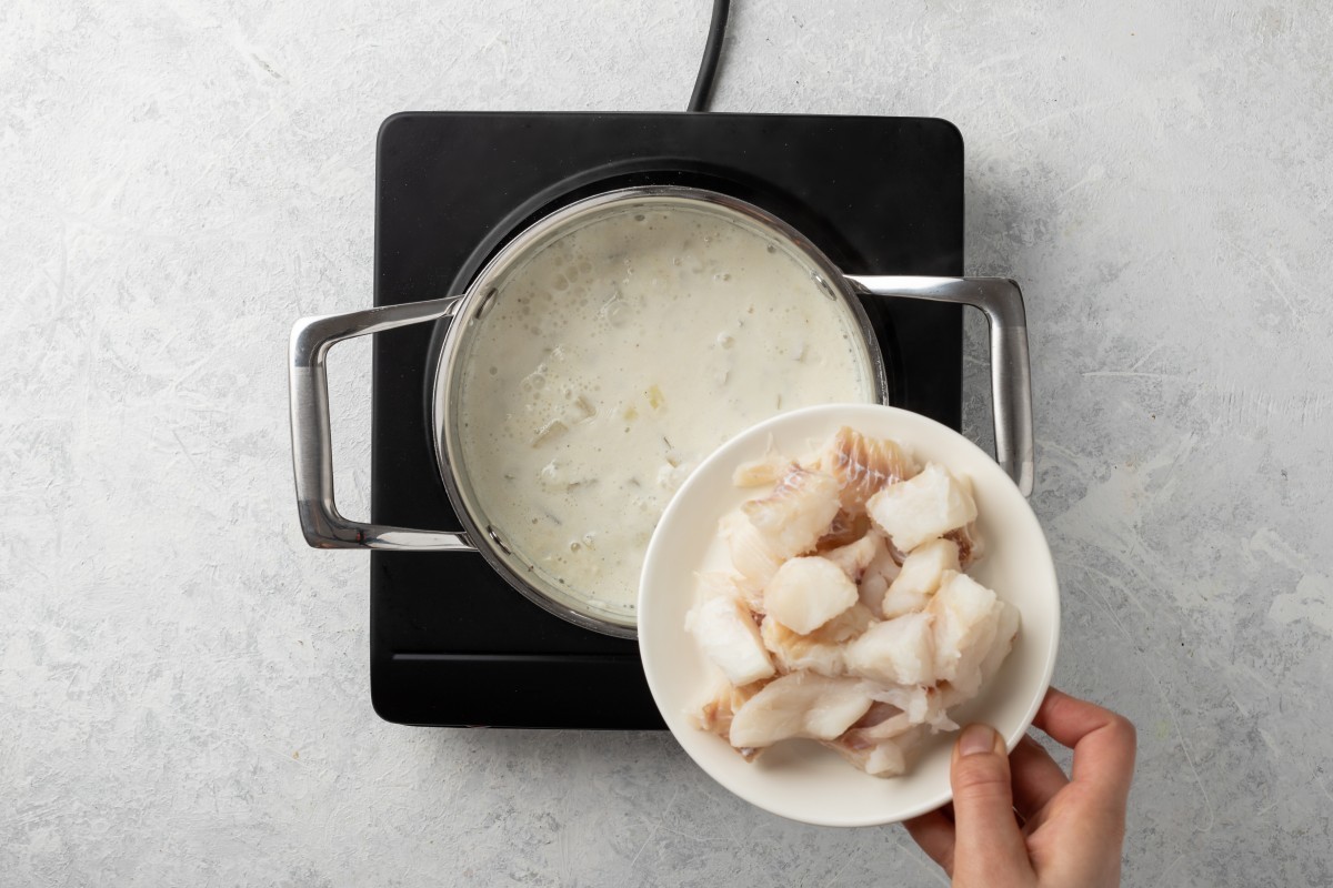 Recept voor Dikke vissoep met aardappels